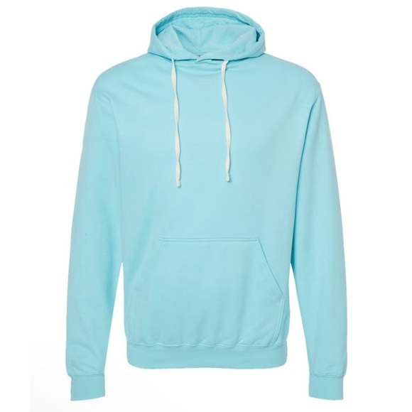 NWOT Blue Unisex Hoodie - Picture 1 of 4